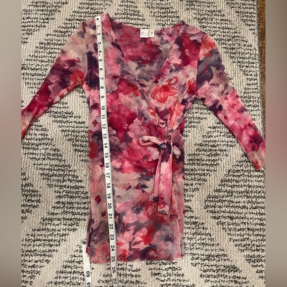 Johnny Heaven Mesh Material Romantic Floral 90’s Y2k 2000’s Top Blouse - Picture 7 of 9